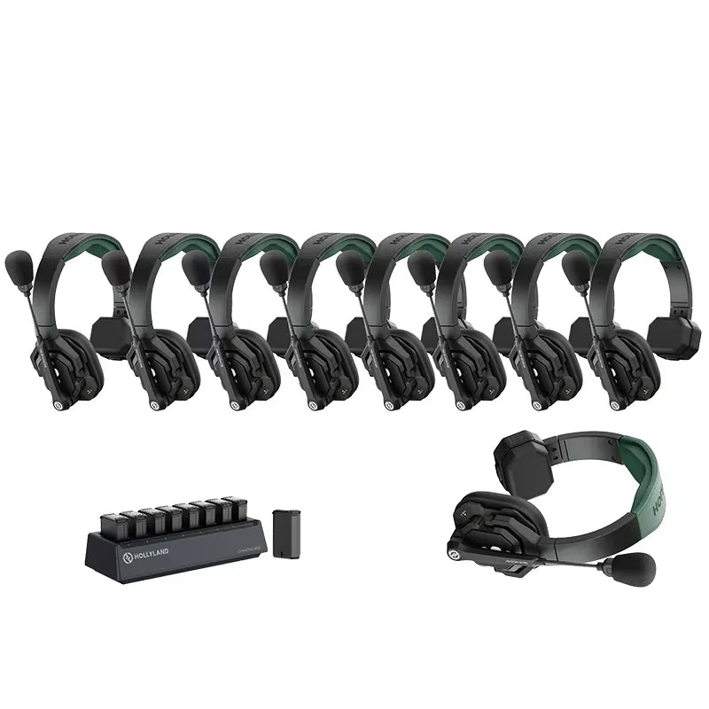 Hollyland Solidcom C1 Pro Wireless Intercom Headset System ENC Noise Cancellation for Church Drone Production Team Communication
