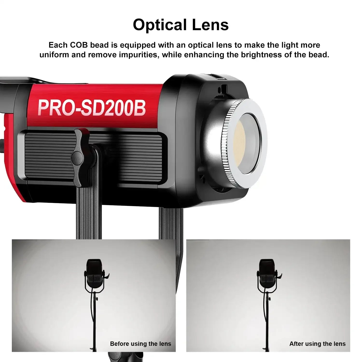 GVM SD200B PRO Mesh DMX Control 2700K-6800K Studio 200W LED Video Photography Lighting