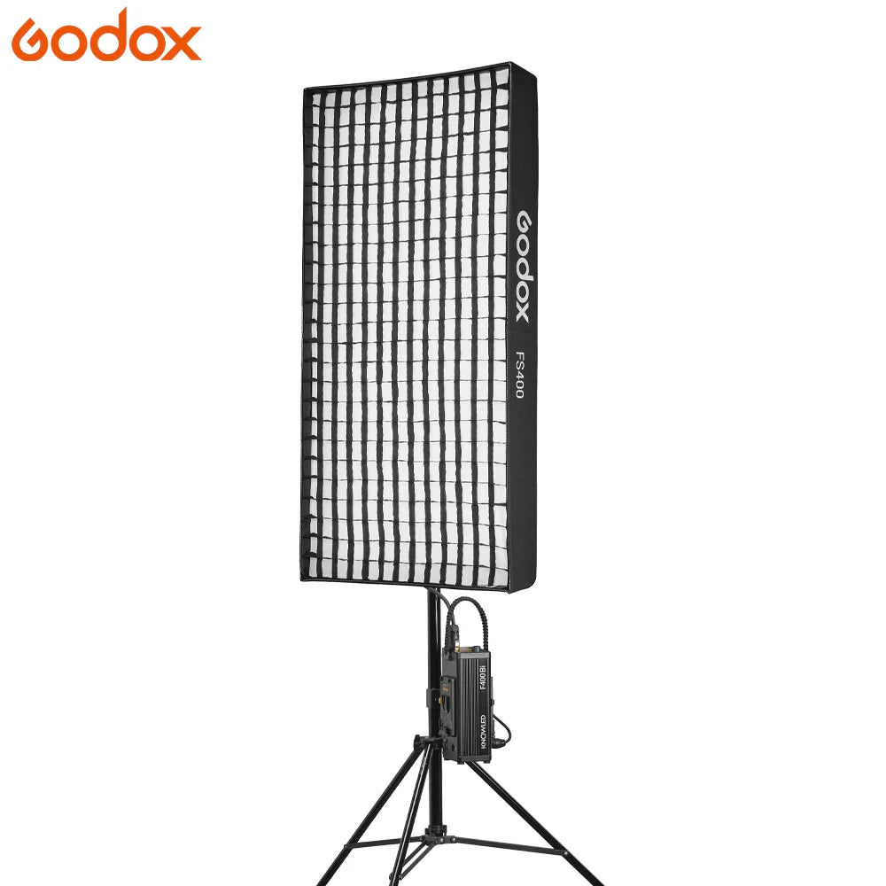 Godox KNOWLED F400Bi Bi-Color Flexible LED Light 2.1x2.1 2700-8500K Foldable Waterproof App Control LED Light Panel