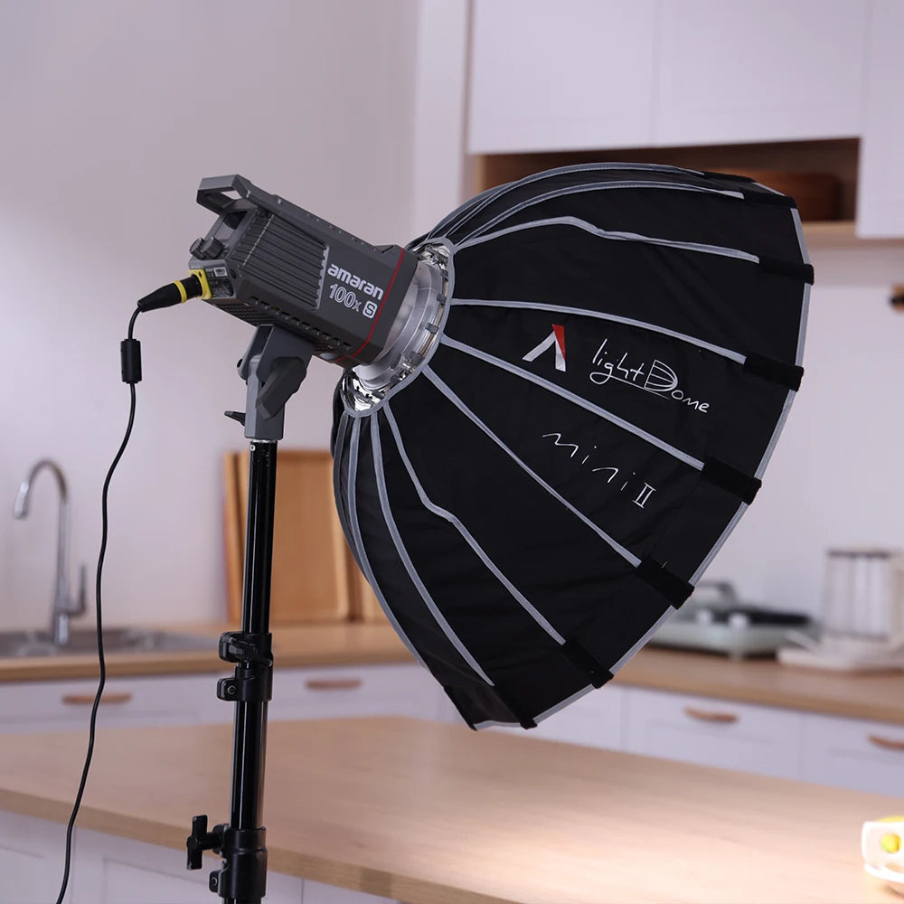 Amaran 100x S 100W Bi-Color LED Video Light for Studio Bowens Mount Silent Fan Live Streaming Photography Aputure Private