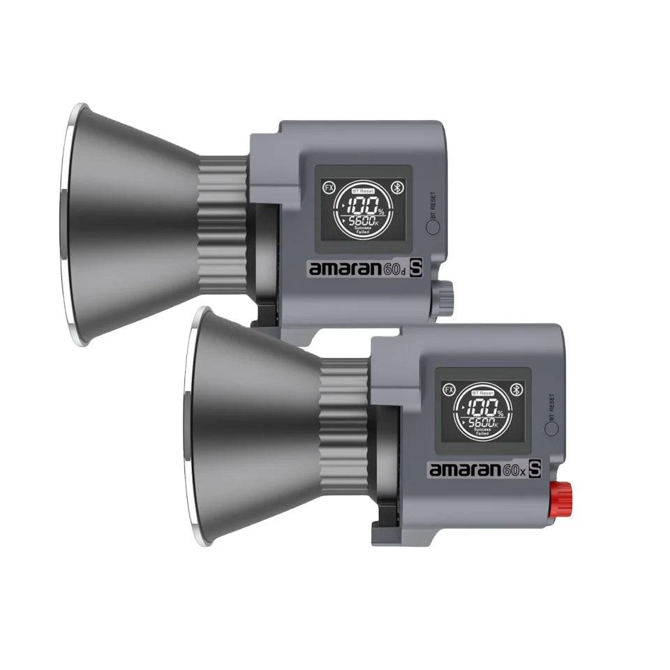 For for 60D S Series COB LED Video Light Mini 60W AC/DC Powered 2700K-6500K Photography & Studio Lighting