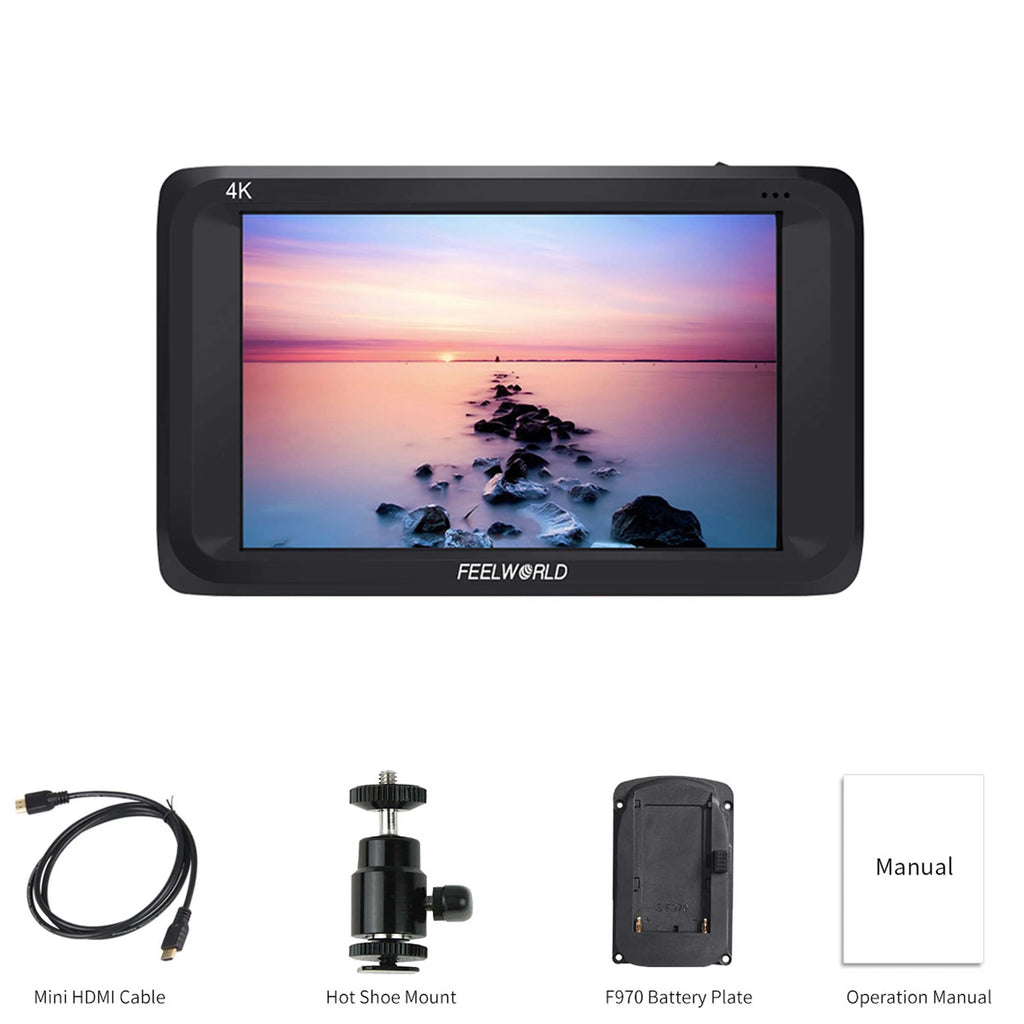 FEELWORLD OEM Factory Direct S450-M 4.5" IPS HD Camera DSLR Field Monitor with HDMI/SDI Input - Bulk Wholesale Pricing