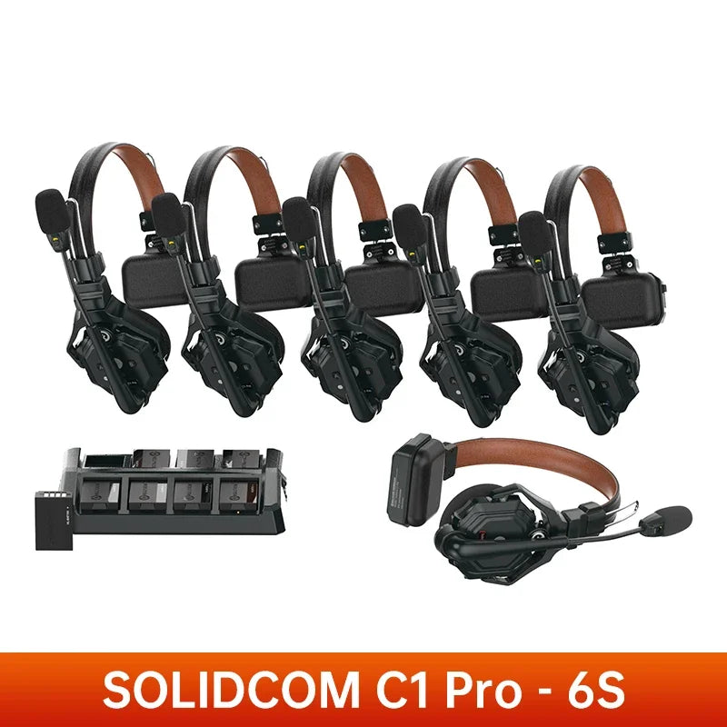 Hollyland-Sistema De Intercomunicador Inalambrico Para Comunicacion En Equipo Auriculares Con Cancelacion De Ruido ENC 1100 Pies