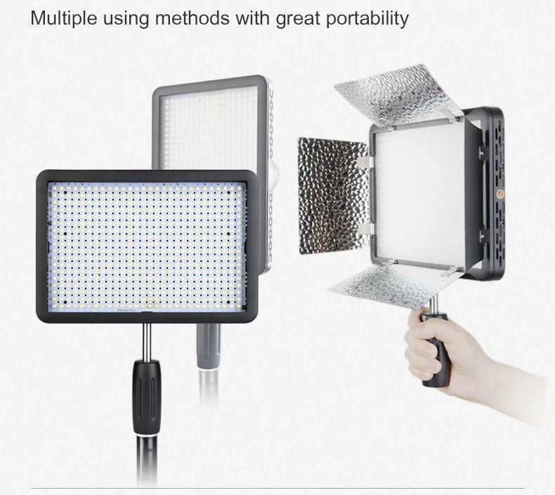 Brand-new 2X Godox LED500LR Studio LED Video Continuous Light 3300-5600K Godox Led Light Panel for Video