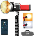 GVM Official PD60B PD60C Bi-Color RGB 60W COB Photography Lighting Portable Studio Light Handheld With App Control 34200lux/0.5m