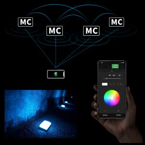 Aputure MC RGBWW LED 2000K-10000K Support Magnetic Attraction IP65 Protection 15 Built-in Light Effects and App Control