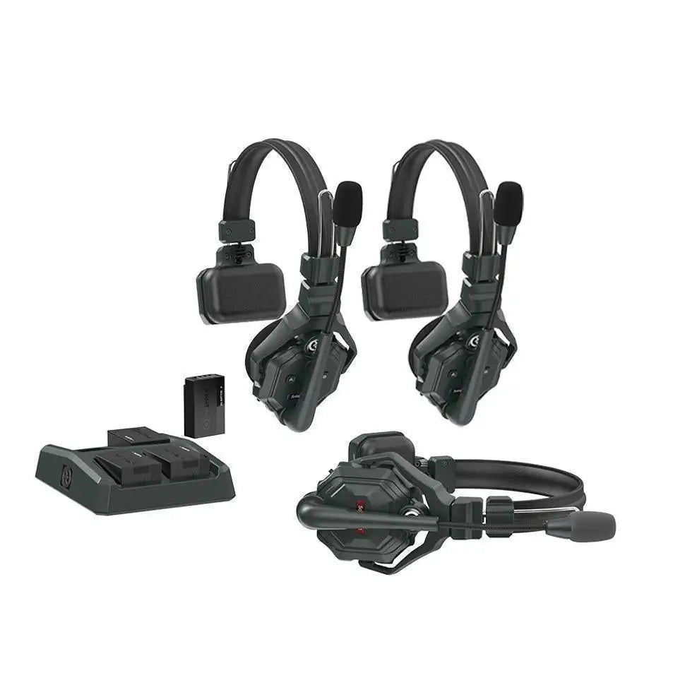 Hollyland Solidcom C1 4S 6S 8S Full-Duplex Wireless Intercom Headset System 1100Ft Active Range for Film Production Concerts