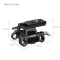 Arca-Type Mount Plate Kit with 15Mm Dual Rod Clamp Universal Integrated Arca-Swiss Baseplate W Quick Release Plate 5365