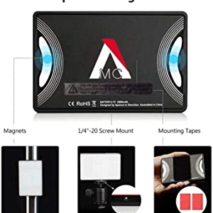 Aputure MC RGBWW LED 2000K-10000K Support Magnetic Attraction IP65 Protection 15 Built-in Light Effects and App Control